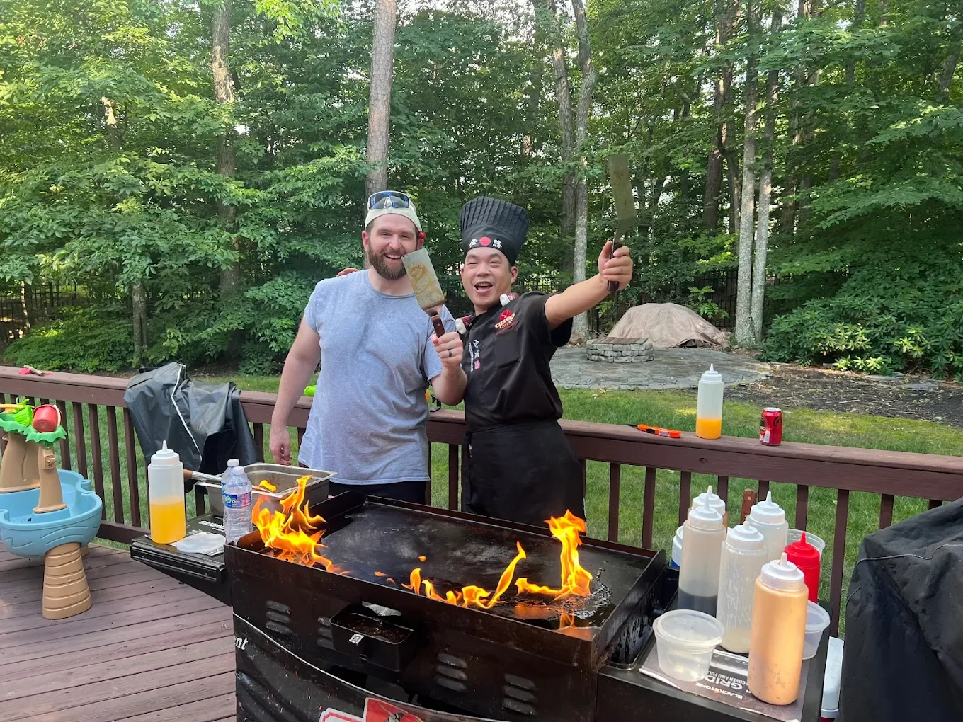 Hibachi at Home Boerne TX | Private Chef & Backyard Hibachi